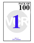 A4 Label Stickers