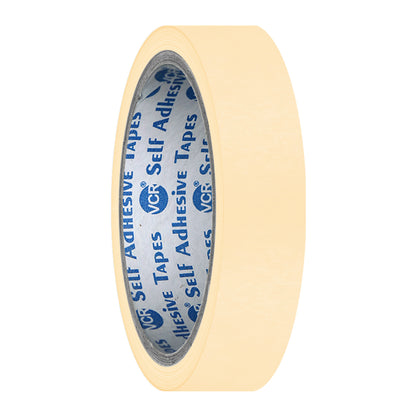 VCR Masking Tape - 20 Meters in Length 18mm / 0.75" Width - Easy Tear Tape, Best for Carpenter, Labelling, Painting and leaves no residue after a peel.