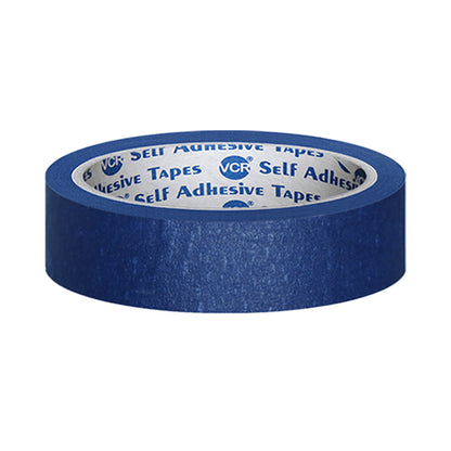 VCR Blue Masking Tape - 20 Meters in Length 18mm / 0.75" Width - Easy Tear Tape, Best for Carpenter, Labelling, Painting and leaves no residue after a peel.