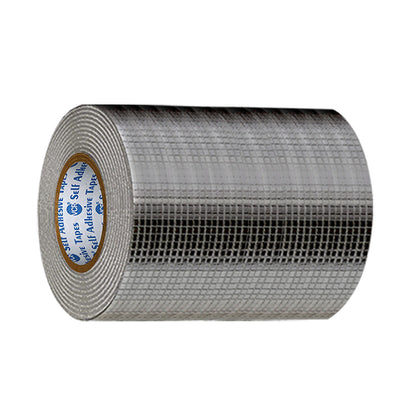 VCR Butyl Tape - 5 Meters in Length 144mm / 06" Width - Butyl Tape for Pipe and Water Leakage, Aluminium Rubberised Tape, Waterproof and Weatherproof Tape