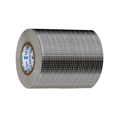 VCR Butyl Tape - 5 Meters in Length 96mm / 04" Width - Butyl Tape for Pipe and Water Leakage, Aluminium Rubberised Tape, Waterproof and Weatherproof Tape