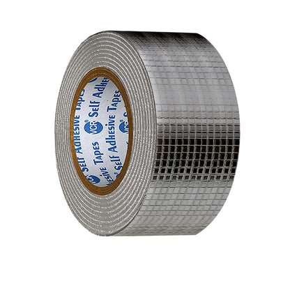VCR Butyl Tape - 5 Meters in Length 48mm / 02" Width - Butyl Tape for Pipe and Water Leakage, Aluminium Rubberised Tape, Waterproof and Weatherproof Tape