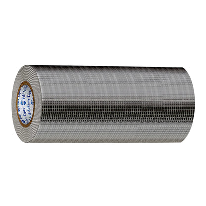 VCR Butyl Tape - 5 Meters in Length 264mm / 11" Width - Butyl Tape for Pipe and Water Leakage, Aluminium Rubberised Tape, Waterproof and Weatherproof Tape