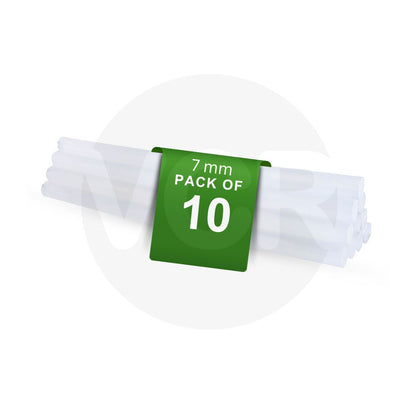 VCR 07mm Glue Sticks for Glue Gun - 07mm x 165mm in Length - Hot Melt Transparent Glue Stick - Bonding Adhesive Glue Sticks for DIY - Arts Crafts - Schools and Industries