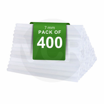 VCR 07mm Glue Sticks for Glue Gun - 07mm x 165mm in Length - Hot Melt Transparent Glue Stick - Bonding Adhesive Glue Sticks for DIY - Arts Crafts - Schools and Industries