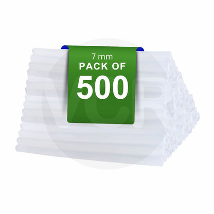 VCR 07mm Glue Sticks for Glue Gun - 07mm x 165mm in Length - Hot Melt Transparent Glue Stick - Bonding Adhesive Glue Sticks for DIY - Arts Crafts - Schools and Industries