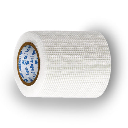 VCR Glass Fiber Tape - 50 Meters in Length - 120mm / 05" Width - Glass Fiber Joint Mesh Tape, Seal Repair Tape For Crack Patch, Wall Repair, Fiber Wall Coating for Plastering.