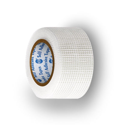 VCR Glass Fiber Tape - 50 Meters in Length - 48mm / 2" Width - Glass Fiber Joint Mesh Tape, Seal Repair Tape For Crack Patch, Wall Repair, Fiber Wall Coating for Plastering.