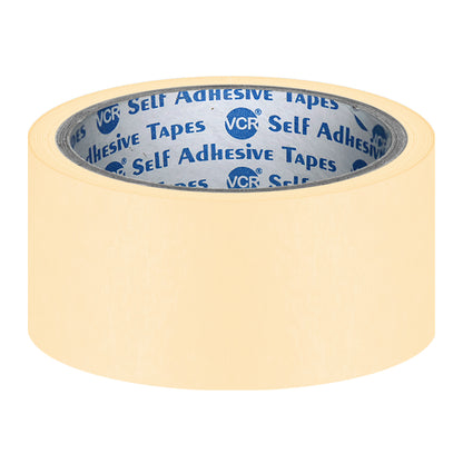 VCR Masking Tape - 20 Meters in Length 36mm / 1.5" Width - Easy Tear Tape, Best for Carpenter, Labelling, Painting and leaves no residue after a peel.