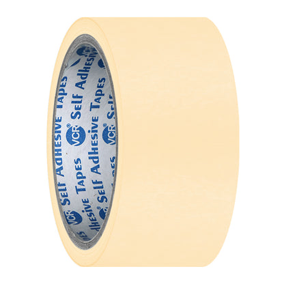 VCR Masking Tape - 20 Meters in Length 36mm / 1.5" Width - Easy Tear Tape, Best for Carpenter, Labelling, Painting and leaves no residue after a peel.