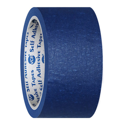 VCR Blue Masking Tape - 20 Meters in Length 36mm / 1.5" Width - Easy Tear Tape, Best for Carpenter, Labelling, Painting and leaves no residue after a peel.