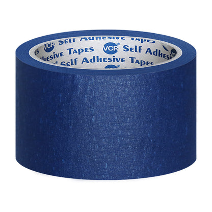 VCR Blue Masking Tape - 20 Meters in Length 48mm / 2" Width - Easy Tear Tape, Best for Carpenter, Labelling, Painting and leaves no residue after a peel.
