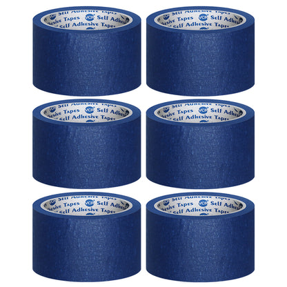 VCR Blue Masking Tape - 20 Meters in Length 48mm / 2" Width - Easy Tear Tape, Best for Carpenter, Labelling, Painting and leaves no residue after a peel.