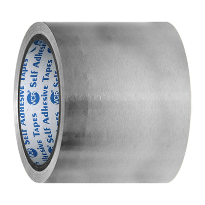 VCR Aluminium Foil Tape - Silver Tape - 18 Meters in Length 96mm / 4" Width - Foil Tape for Air Duct Joining, Used for AC Ducting, Pipe Work, High Temprature Ducting Tape