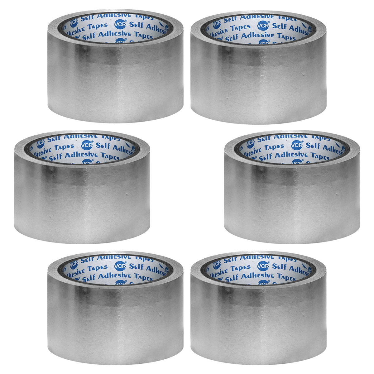 Aluminum foil tape for pipes, ducts and metal surfaces 18 m x 48 mm