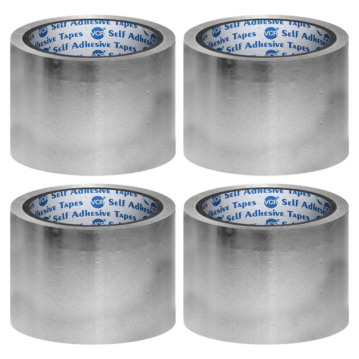 Aluminum foil tape for pipes, ducts and metal surfaces 18 m x 72 mm