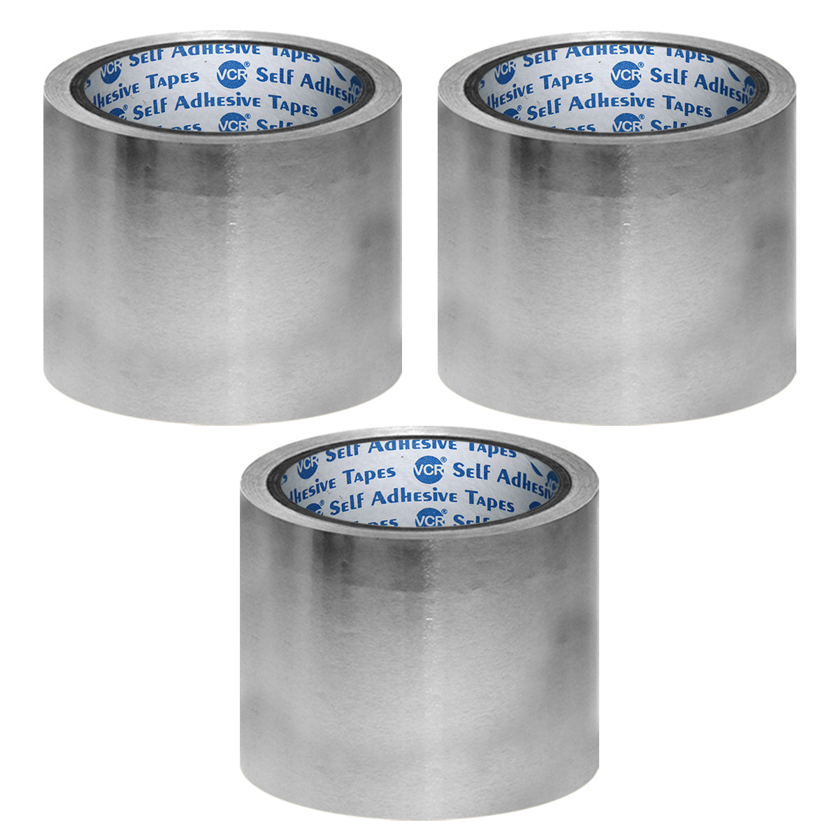 Aluminum foil tape for pipes, ducts and metal surfaces 18 m x 96 mm