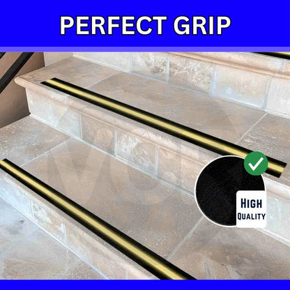 VCR Anti Skid / Anti Slip Tape - Glow in Dark - 5 Meters in Length - 50mm / 02" Width - 1 Roll Per Pack for Safety and Traction, Stairs, Slippery Surfaces - Waterproof Anti Slip Glow in the Dark