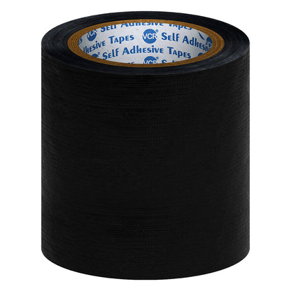 VCR Black Tape - 18 Meters in Length 144mm / 6" Width - Strong Book Binding Tape - Waterproof Heavy Duty Duct Tape