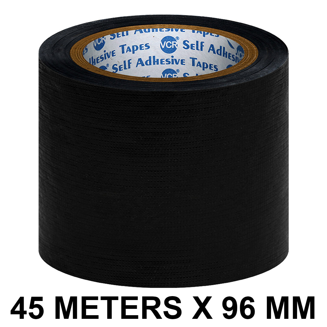VCR Black Multipurpose Duct Tape 96mm Width 45 Meters Length