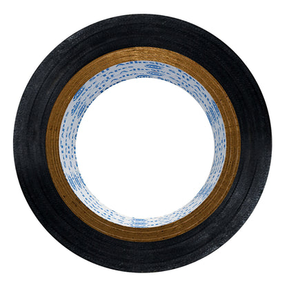 VCR Black Duct Tape - 18 Meters in Length 96mm / 4" Width - Strong Book Binding Tape - Waterproof Heavy Duty Duct Tape
