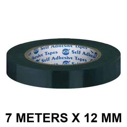 VCR Double Side Black Foam Tape - 7 Meters in Length - 12mm / 0.5" Width - Multipurpose usage, Best for Mounting, Strong Adhesion for Walls, Crafts work and fixing Furnitures