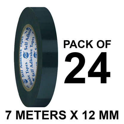 VCR Double Side Black Foam Tape - 7 Meters in Length - 12mm / 0.5" Width - Multipurpose usage, Best for Mounting, Strong Adhesion for Walls, Crafts work and fixing Furnitures