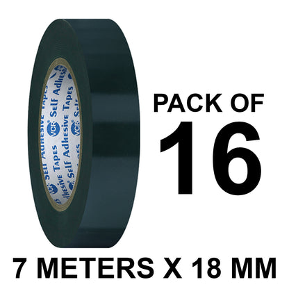 VCR Double Side Black Foam Tape - 7 Meters in Length - 18mm / 0.75" Width - 1 Roll Per Pack - Multipurpose usage, Best for Mounting, Strong Adhesion for Walls, Crafts work and fixing Furnitures