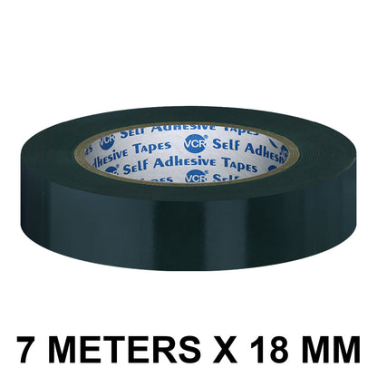 VCR Double Side Black Foam Tape - 7 Meters in Length - 18mm / 0.75" Width - 1 Roll Per Pack - Multipurpose usage, Best for Mounting, Strong Adhesion for Walls, Crafts work and fixing Furnitures