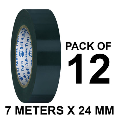 VCR Double Side Black Foam Tape - 7 Meters in Length - 24mm / 01" Width- Multipurpose usage, Best for Mounting, Strong Adhesion for Walls, Crafts work and fixing Furnitures