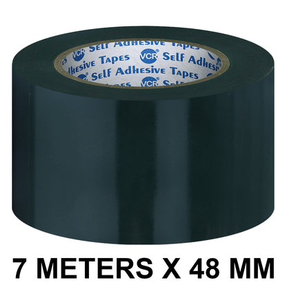 VCR Double Side Black Foam Tape - 7 Meters in Length - 48mm / 02" Width - Multipurpose usage, Best for Mounting, Strong Adhesion for Walls, Crafts work and fixing Furnitures