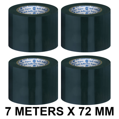 VCR Double Side Black Foam Tape - 7 Meters in Length - 72mm / 03" Width - Multipurpose usage, Best for Mounting, Strong Adhesion for Walls, Crafts work and fixing Furnitures