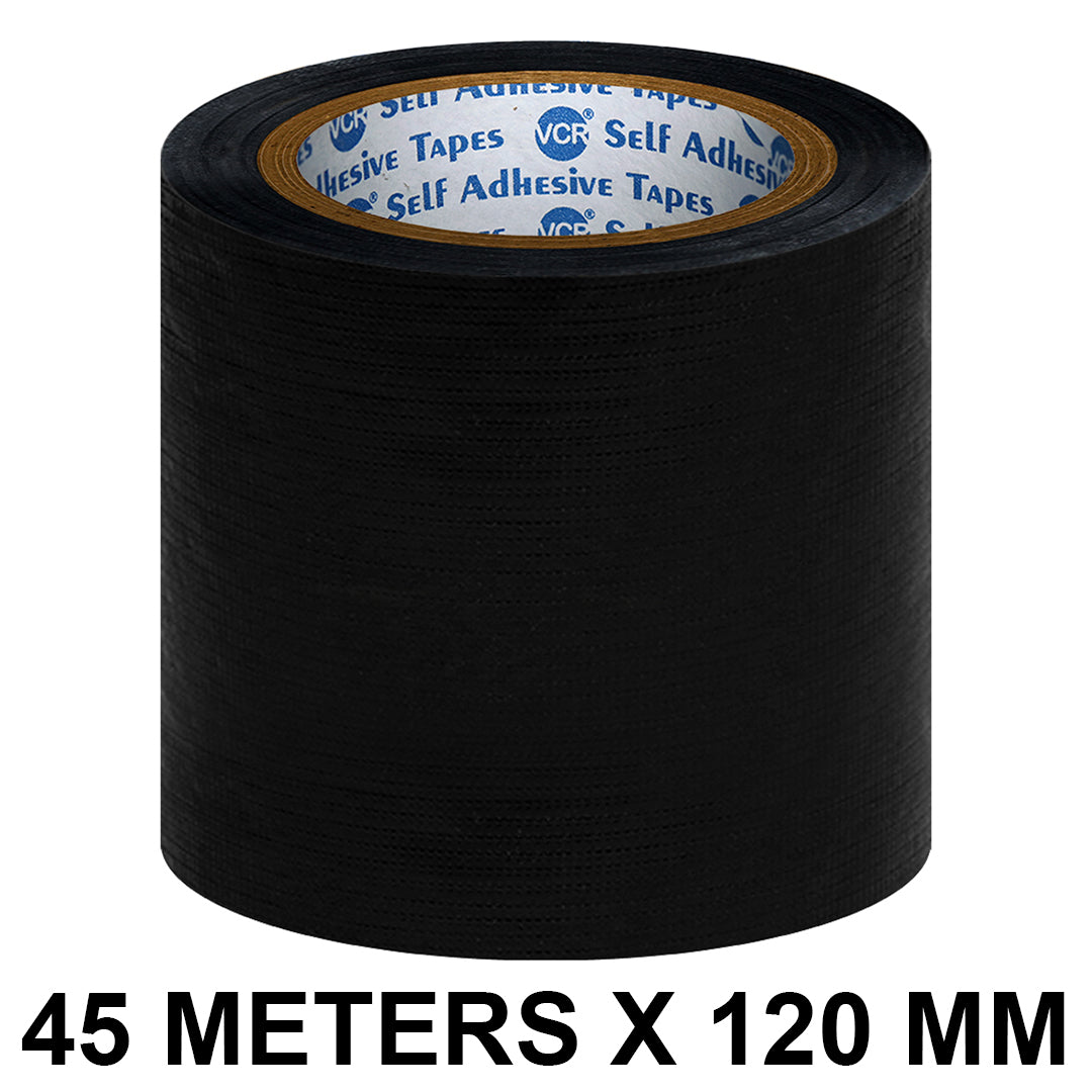 VCR Black Duct Tape 45 Meters x 120 mm