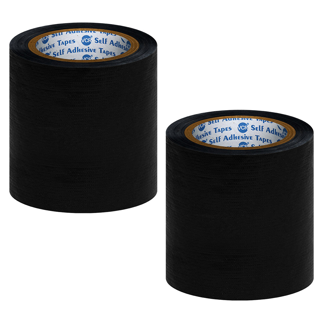 VCR Black Duct Tape for Repair and Bundling 45m x 144mm