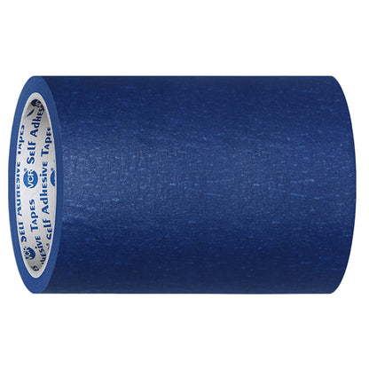 VCR Blue Masking Tape - 20 Meters in Length 168mm / 07" Width - Easy Tear Tape, Best for Carpenter, Labelling, Painting and leaves no residue after a peel.