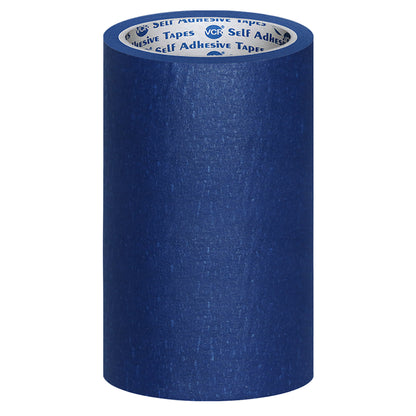VCR Blue Masking Tape - 20 Meters in Length 216mm / 09" Width - Easy Tear Tape, Best for Carpenter, Labelling, Painting and leaves no residue after a peel.