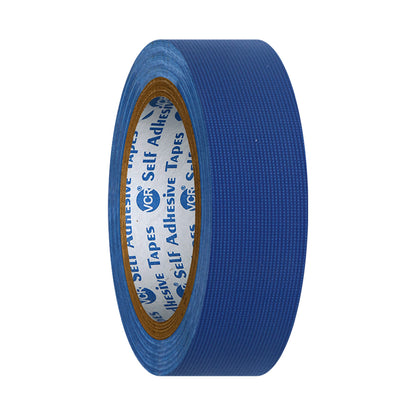 VCR Blue Duct Tape - 18 Meters in Length 24mm / 1" Width - Strong Book Binding Tape - Waterproof Heavy Duty Duct Tape