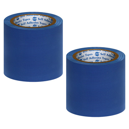 VCR Blue Duct Tape - 18 Meters in Length 120mm / 5" Width - Strong Book Binding Tape - Waterproof Heavy Duty Duct Tape