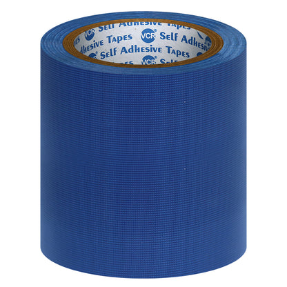 VCR Blue Duct Tape - 18 Meters in Length 144mm / 6" Width - Strong Book Binding Tape - Waterproof Heavy Duty Duct Tape