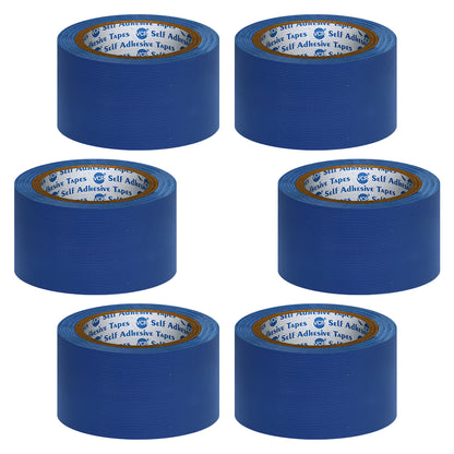 VCR Blue Duct Tape - 18 Meters in Length 48mm / 2" Width - Strong Book Binding Tape - Waterproof Heavy Duty Duct Tape
