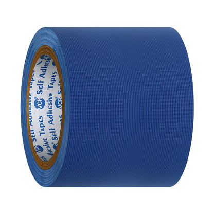 VCR Blue Duct Tape - 18 Meters in Length 96mm / 4" Width - Strong Book Binding Tape - Waterproof Heavy Duty Duct Tape