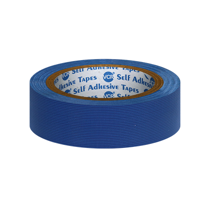 VCR Blue Duct Tape - 18 Meters in Length 24mm / 1" Width - Strong Book Binding Tape - Waterproof Heavy Duty Duct Tape