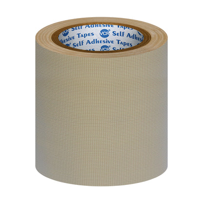 VCR Brown Duct Tape - 18 Meters in Length 144mm / 6" Width - Strong Book Binding Tape - Waterproof Heavy Duty Duct Tape