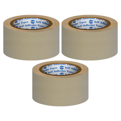 VCR Brown Duct Tape - 18 Meters in Length 48mm / 2" Width - Strong Book Binding Tape - Waterproof Heavy Duty Duct Tape