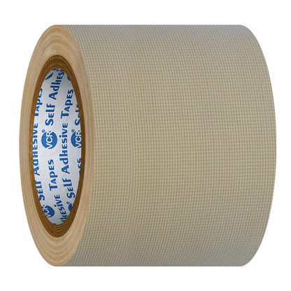 VCR Brown Duct Tape - 18 Meters in Length 96mm / 4" Width - Strong Book Binding Tape - Waterproof Heavy Duty Duct Tape