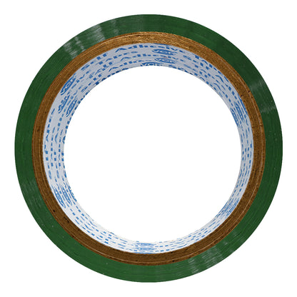 VCR Green Color Tape - 50 Meters in Length - 48mm / 2" Width - BOPP Self Adhesive Tape for Arts and Craft use, Box Packing, Office and Home use