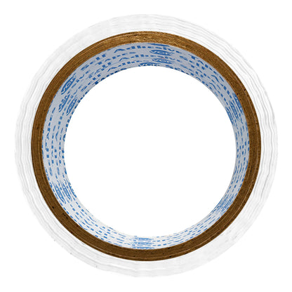 VCR White Color Tape - 50 Meters in Length - 12mm / 0.5" Width - BOPP Self Adhesive Tape for Arts and Craft use, Box Packing, Office and Home use