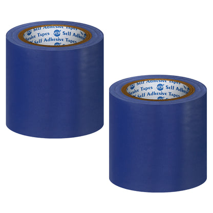 VCR Blue Floor Marking Tape - 18 Meters in Length 120mm / 05" Width - Waterproof Social Distancing lane Marking Tape for Safety, Hazard and Caution Warnings