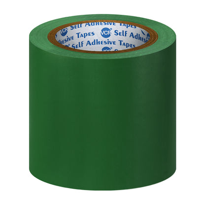 VCR Green Floor Marking Tape - 18 Meters in Length 120mm / 05" Width - Waterproof Social Distancing lane Marking Tape for Safety, Hazard and Caution Warnings