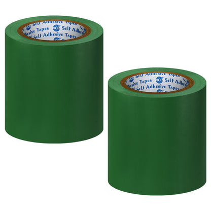 VCR Green Floor Marking Tape - 18 Meters in Length 144mm / 06" Width - Waterproof Social Distancing lane Marking Tape for Safety, Hazard and Caution Warnings